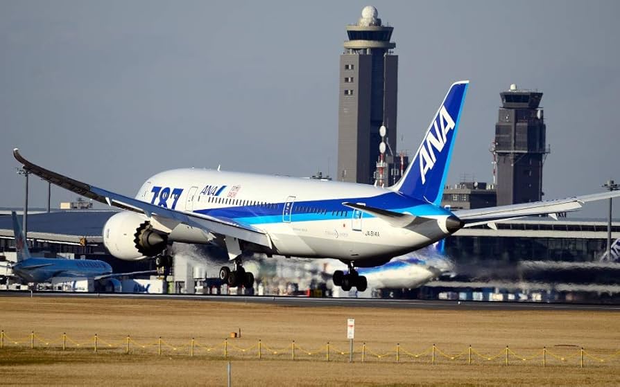 ANA 787 ポスター All Nippon Airlines ANA Japan BOEING B-787 Dreamliner